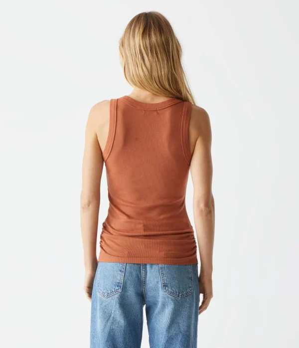 Michael Stars Blanche Ribbed Tank- Tank Tops | Ultra Rib T-Shirts