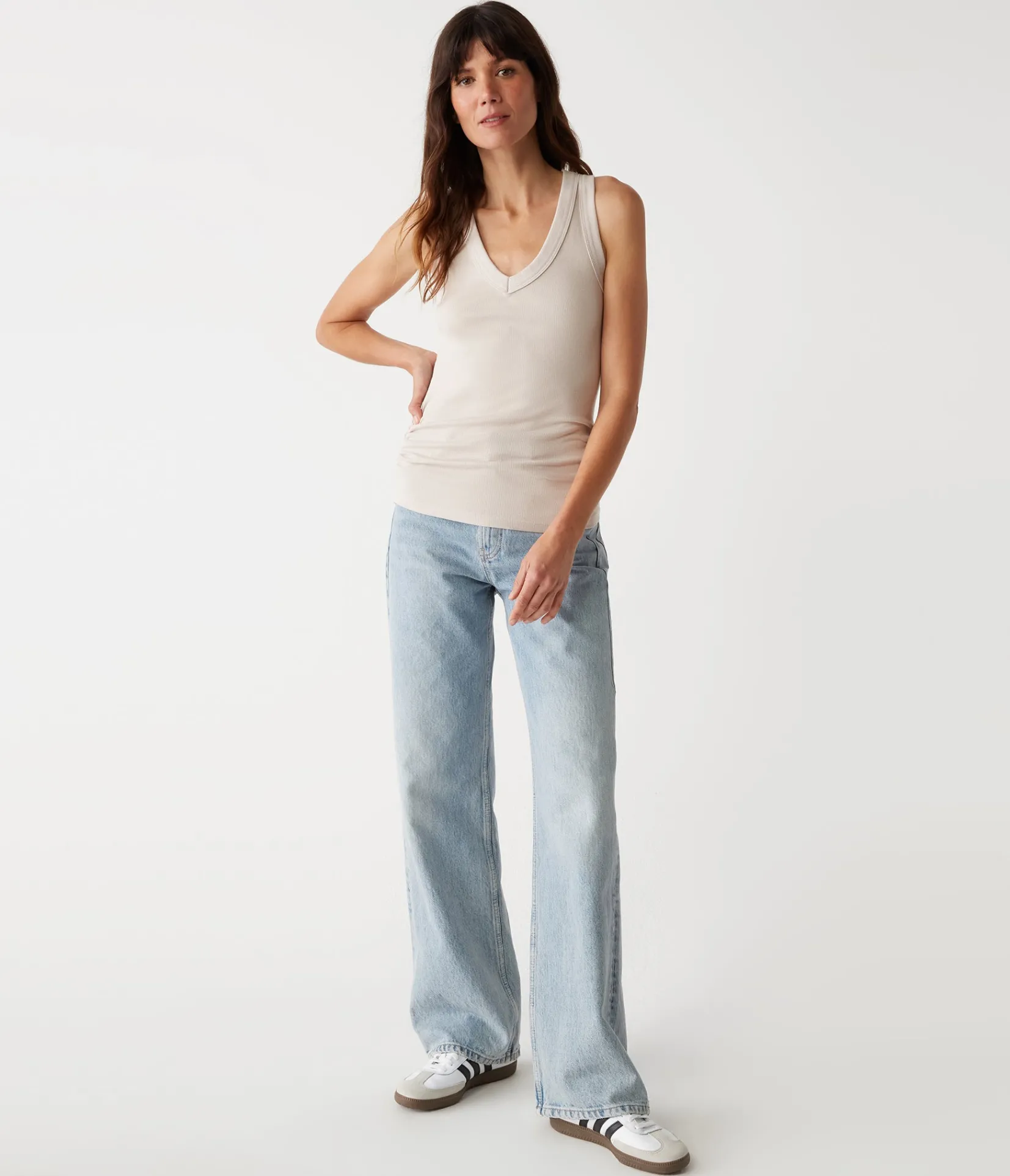blanche_ribbed_tank_77.webp Michael Stars Blanche Ribbed Tank- Tank Tops | Ultra Rib T-Shirts
