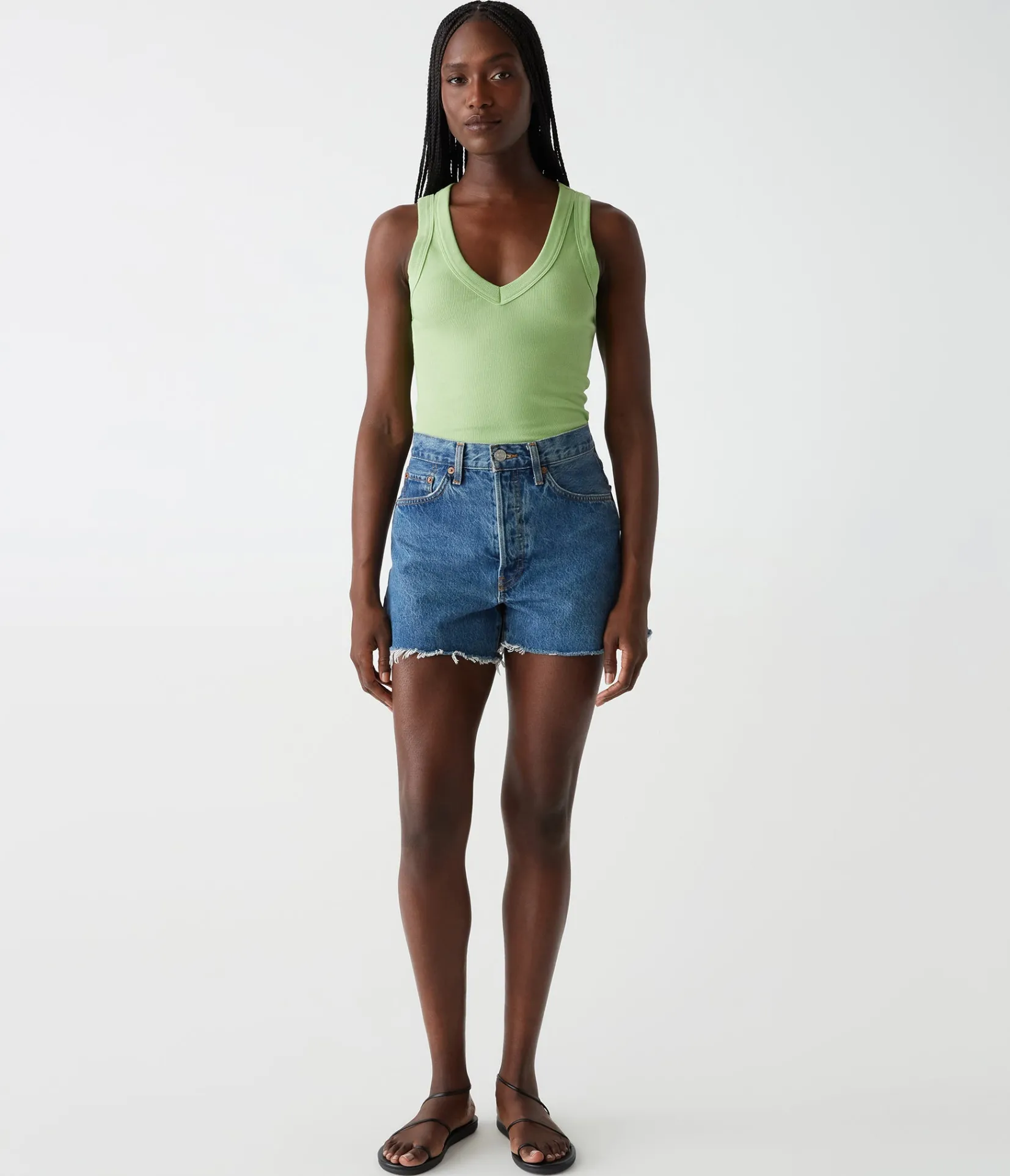 blanche_ribbed_tank_81.webp Michael Stars Blanche Ribbed Tank- Tank Tops | Ultra Rib T-Shirts
