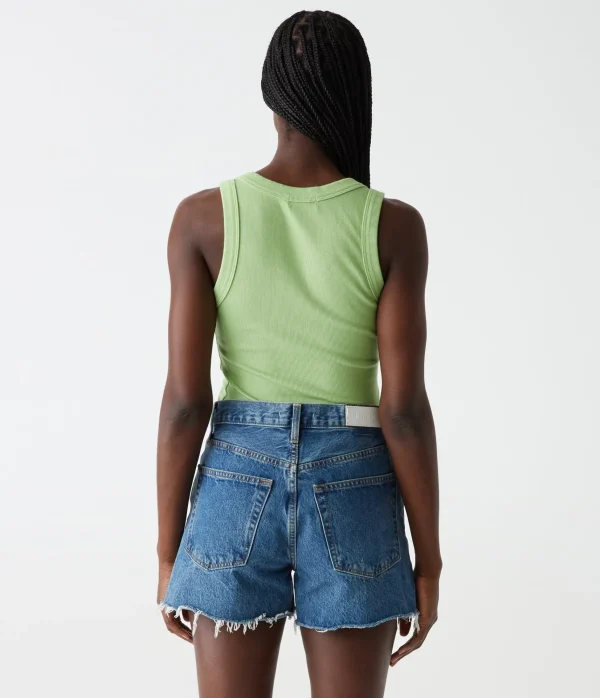 Michael Stars Blanche Ribbed Tank- Tank Tops | Ultra Rib T-Shirts