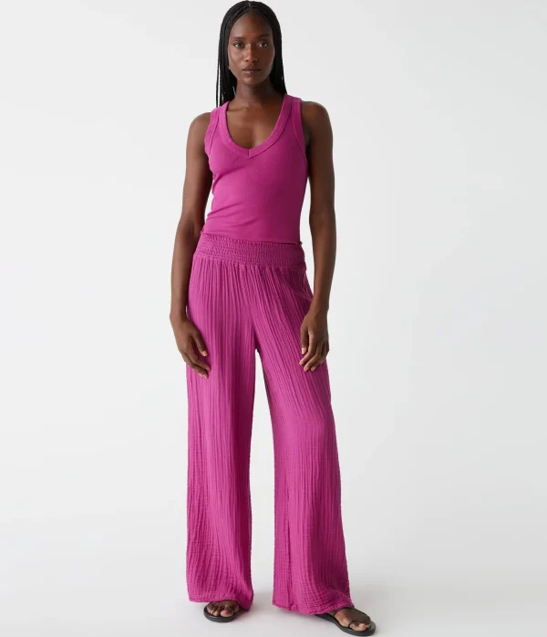 Michael Stars Blanche Ribbed Tank- Tank Tops | Ultra Rib T-Shirts