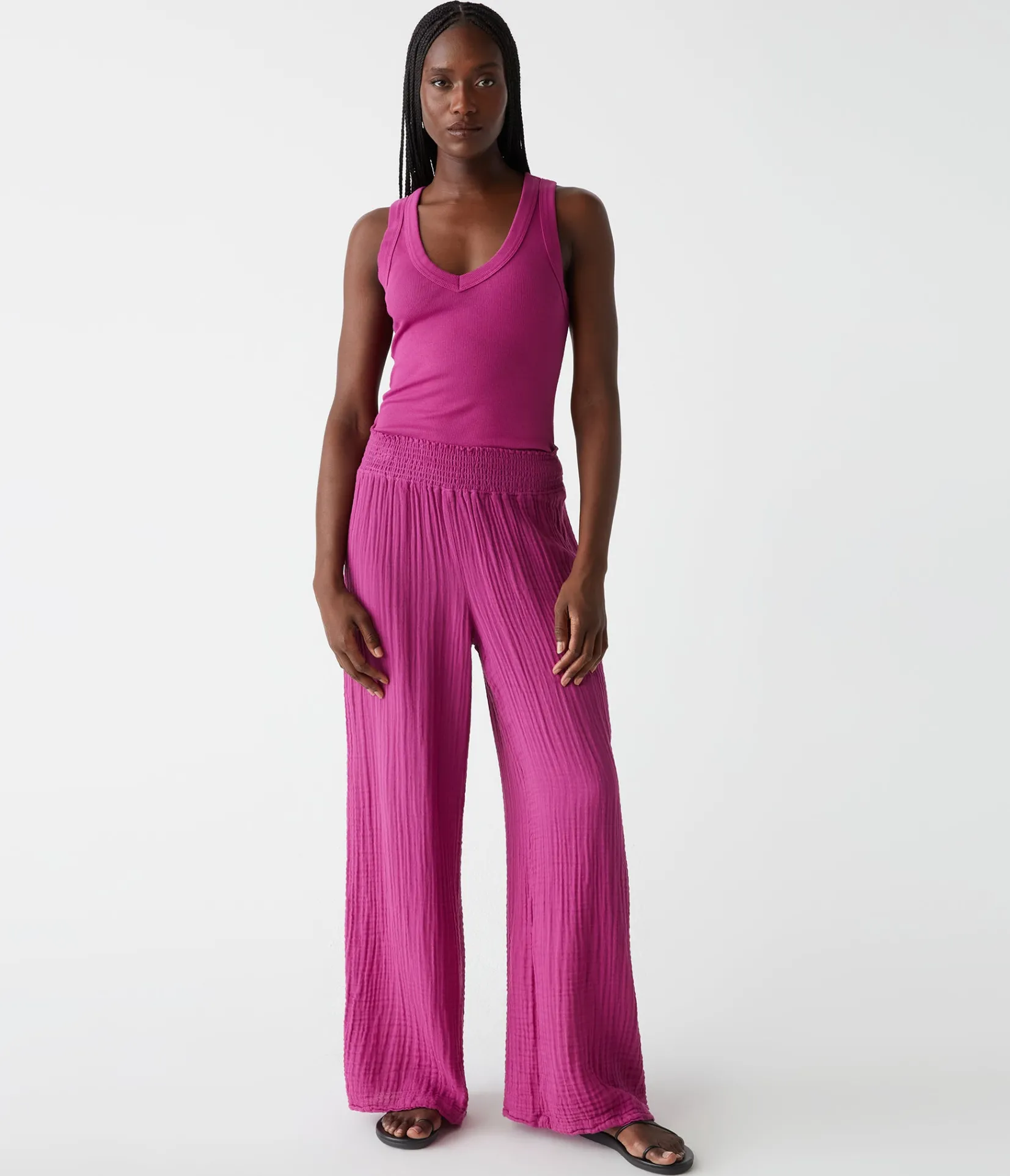 blanche_ribbed_tank_93.webp Michael Stars Blanche Ribbed Tank- Tank Tops | Ultra Rib T-Shirts