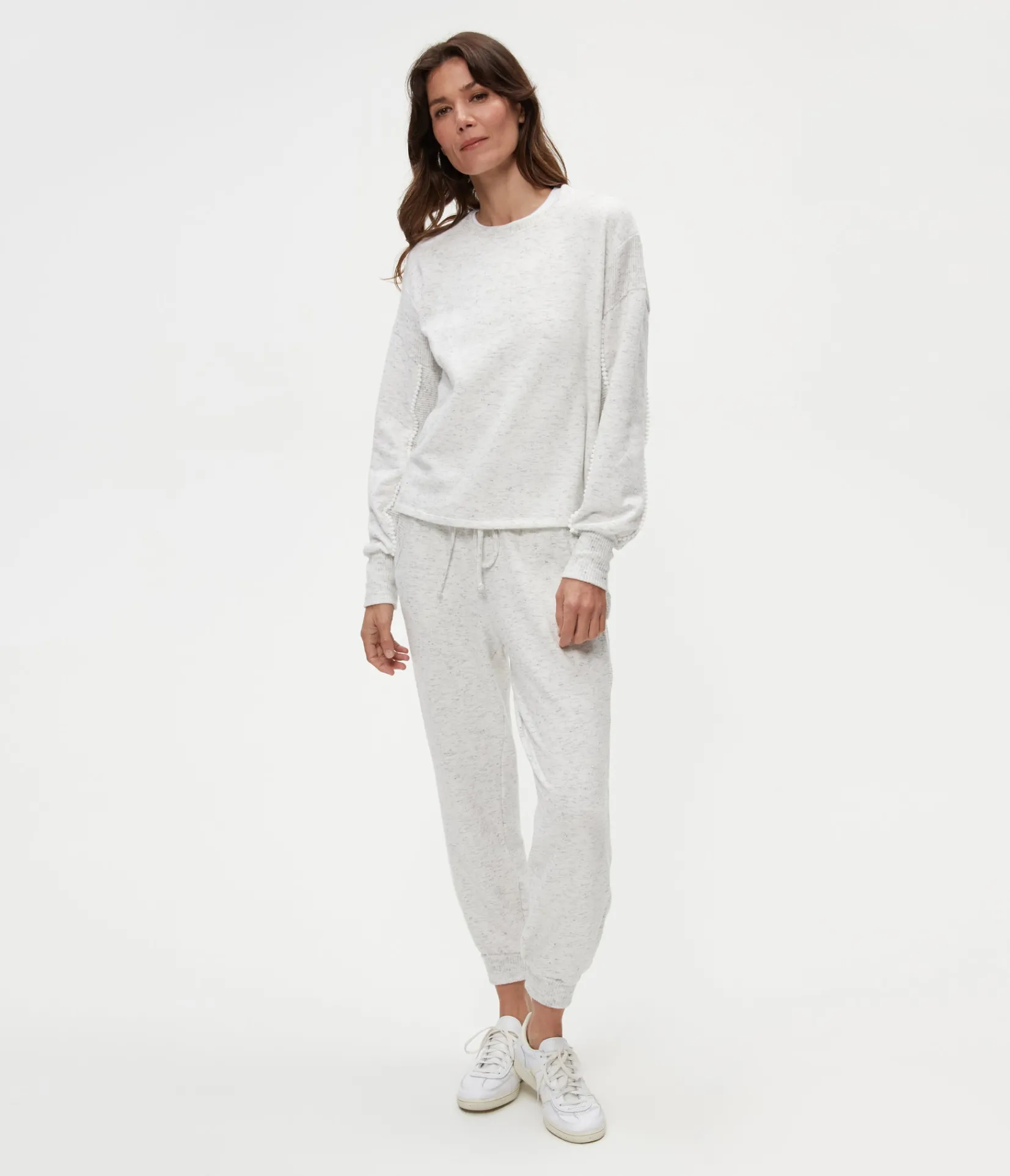 blythe_pompom_sweatshirt_1.webp Michael Stars Blythe Pom-Pom Sweatshirt- Loungewear