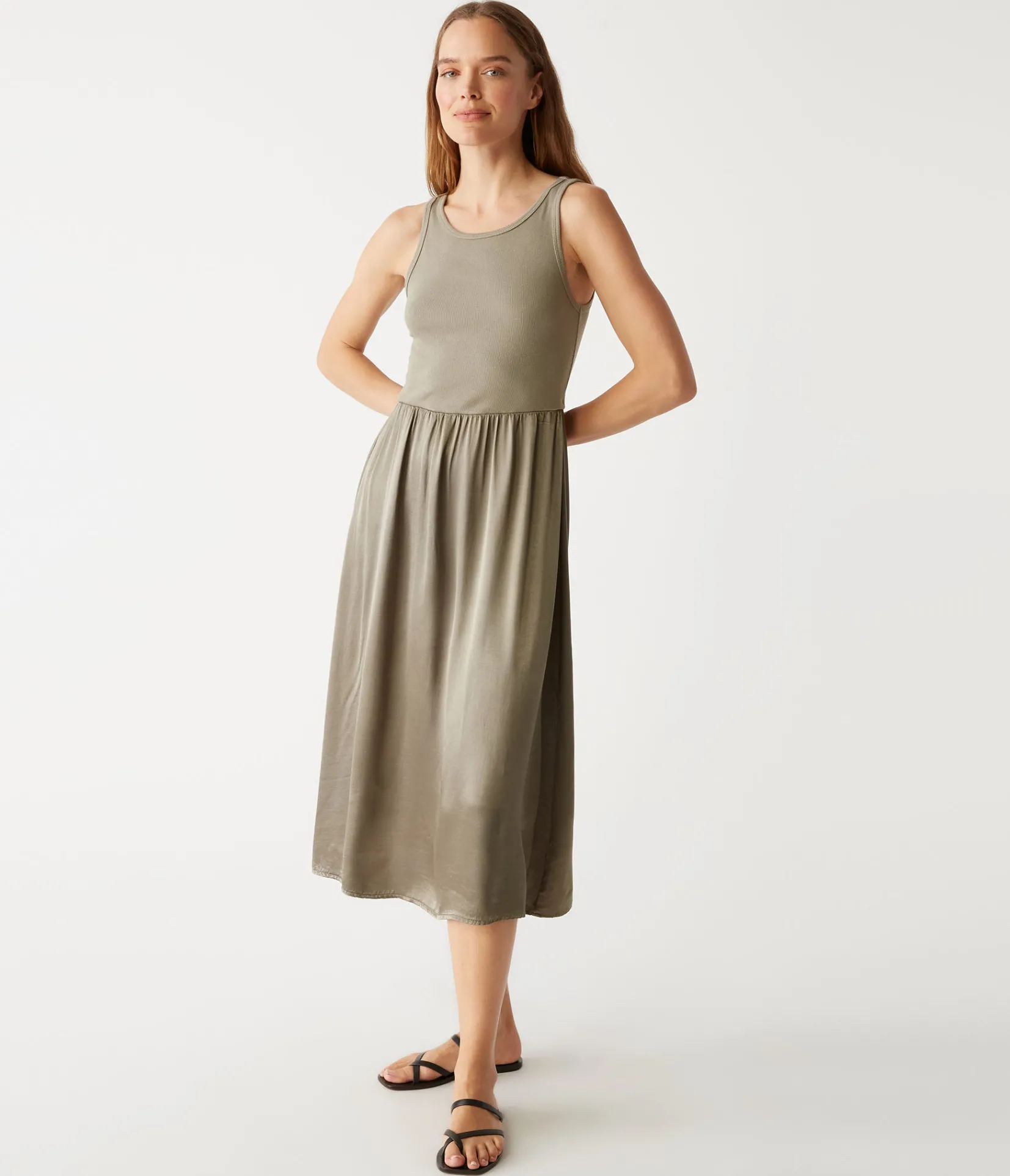 bridgette_midi_dress_16.webp Michael Stars Bridgette Midi Dress- Dresses | Midi Dresses