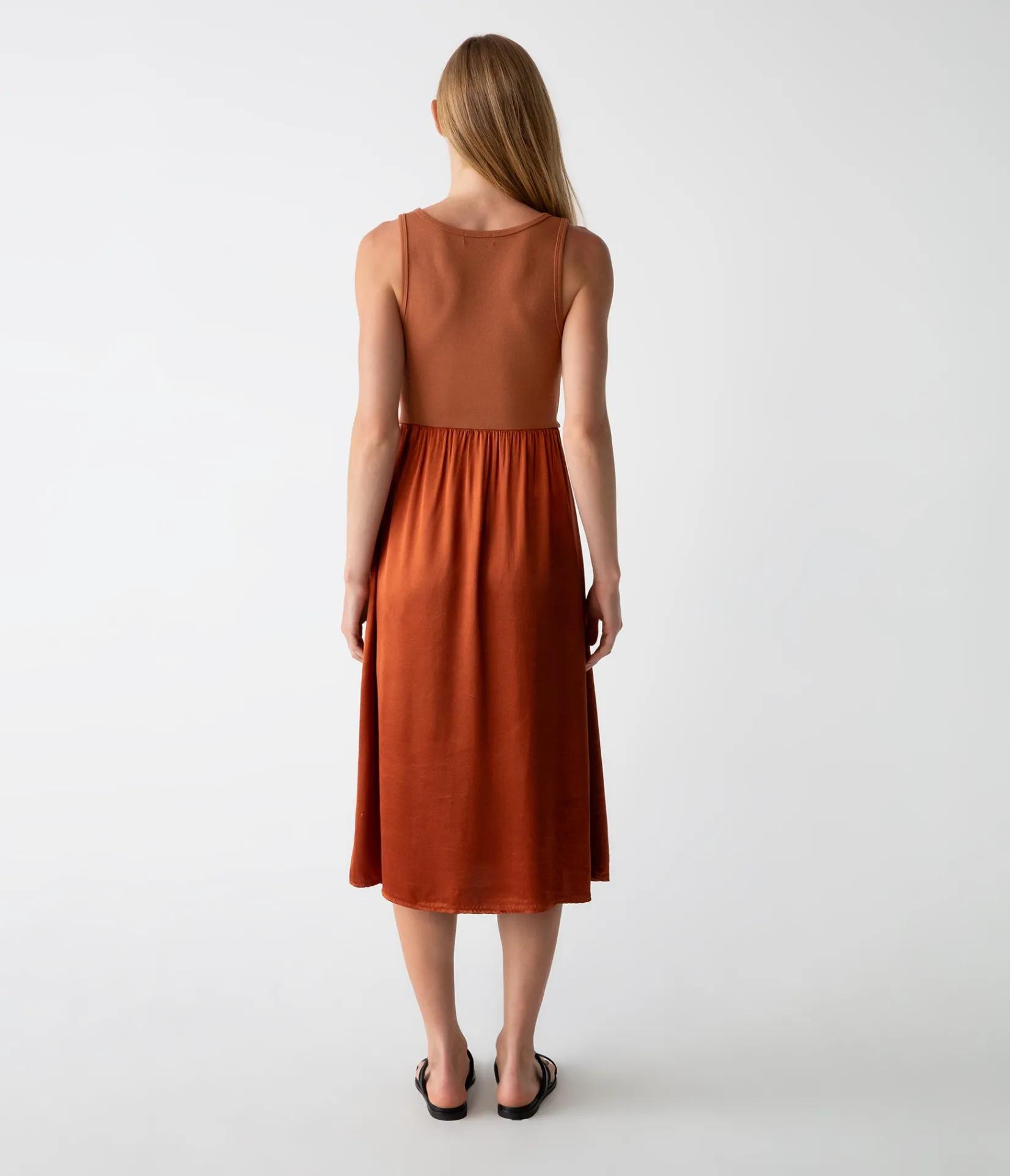 bridgette_midi_dress_27.webp Michael Stars Bridgette Midi Dress- Dresses | Midi Dresses