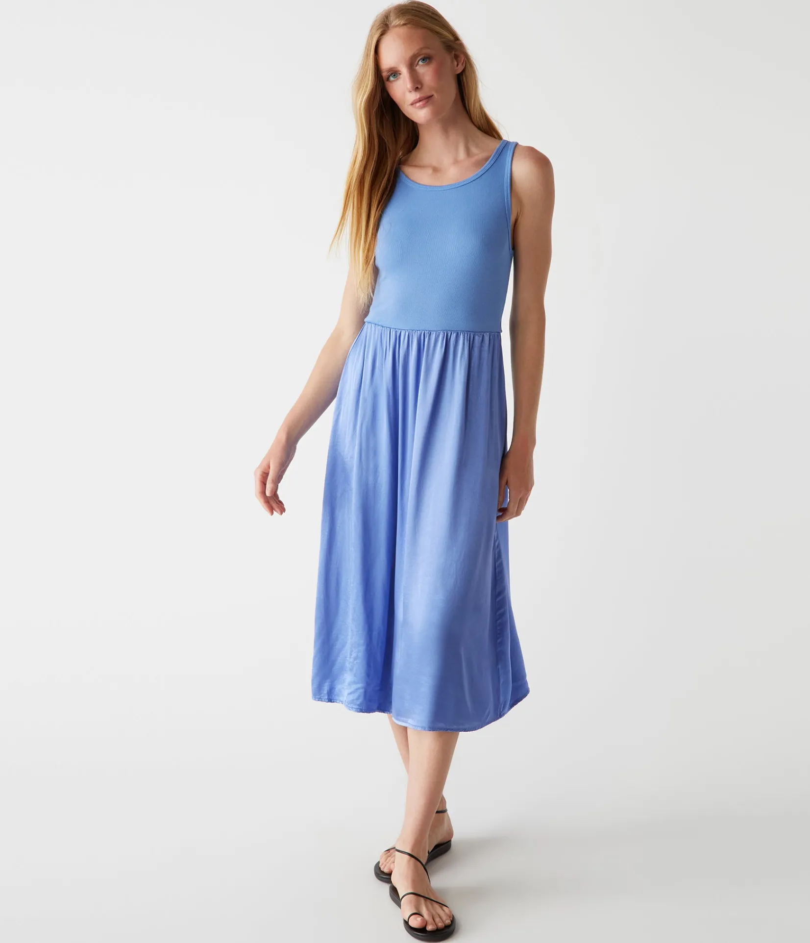 bridgette_midi_dress_5.webp Michael Stars Bridgette Midi Dress- Dresses | Midi Dresses