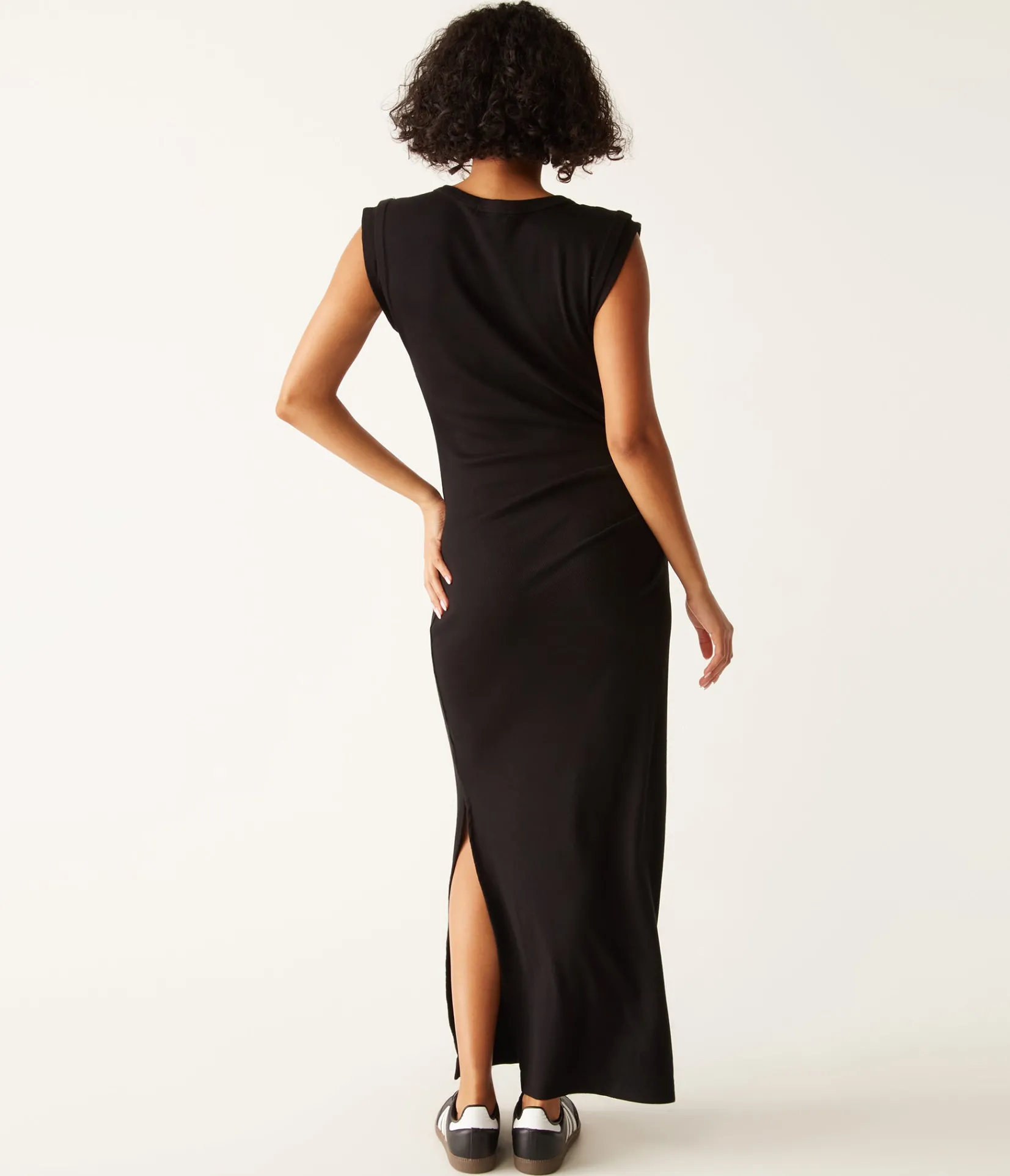 calliope_power_shoulder_maxi_dress_11.webp Michael Stars Calliope Power Shoulder Maxi Dress- Dresses | Maxi Dresses