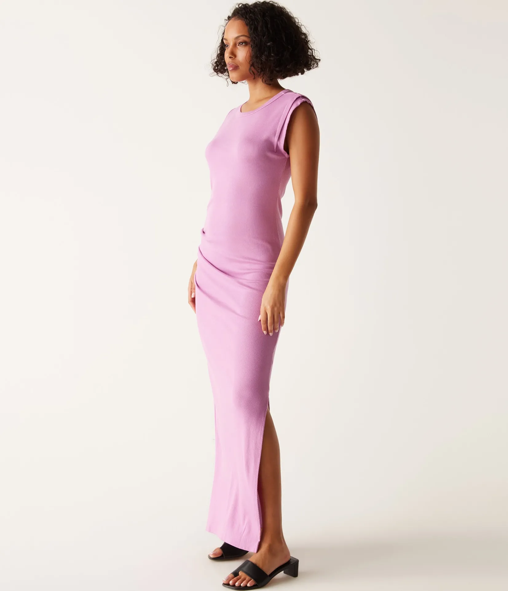 calliope_power_shoulder_maxi_dress_13.webp Michael Stars Calliope Power Shoulder Maxi Dress- Dresses | Maxi Dresses