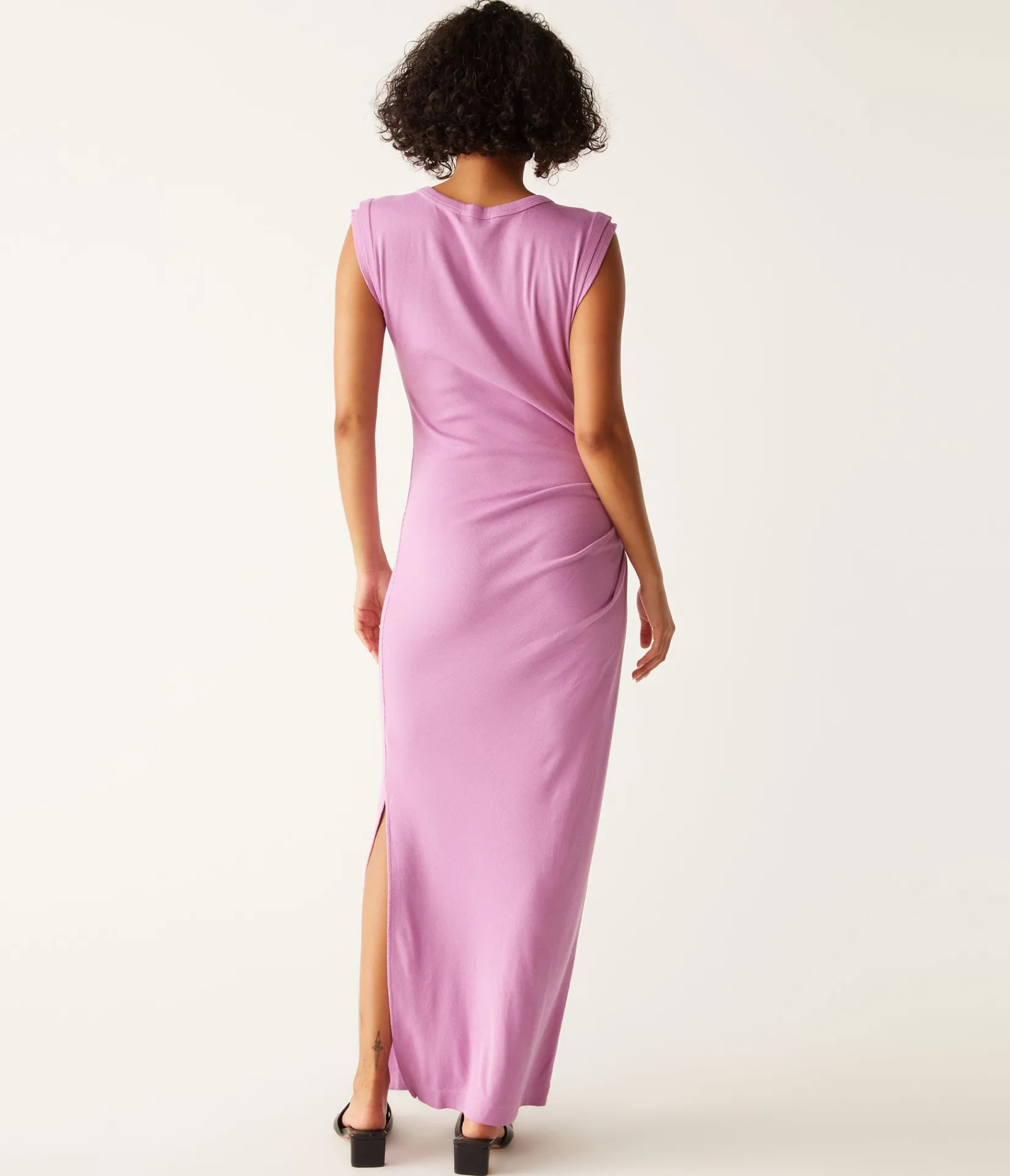 calliope_power_shoulder_maxi_dress_14.webp Michael Stars Calliope Power Shoulder Maxi Dress- Dresses | Maxi Dresses