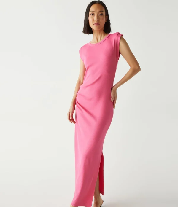 Michael Stars Calliope Power Shoulder Maxi Dress- Dresses | Maxi Dresses