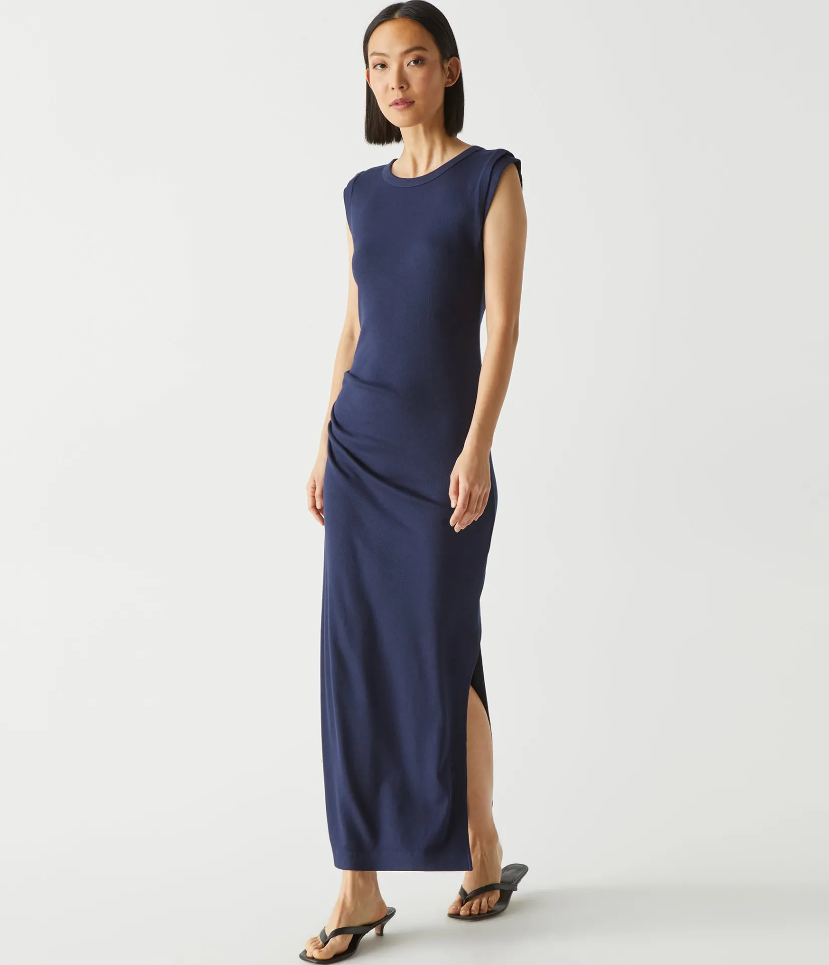 calliope_power_shoulder_maxi_dress_2.webp Michael Stars Calliope Power Shoulder Maxi Dress- Dresses | Maxi Dresses