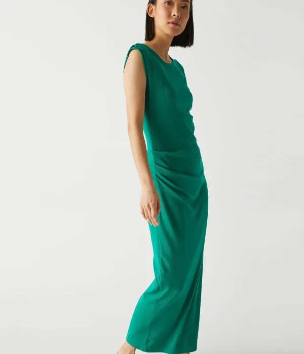 Michael Stars Calliope Power Shoulder Maxi Dress- Dresses | Maxi Dresses