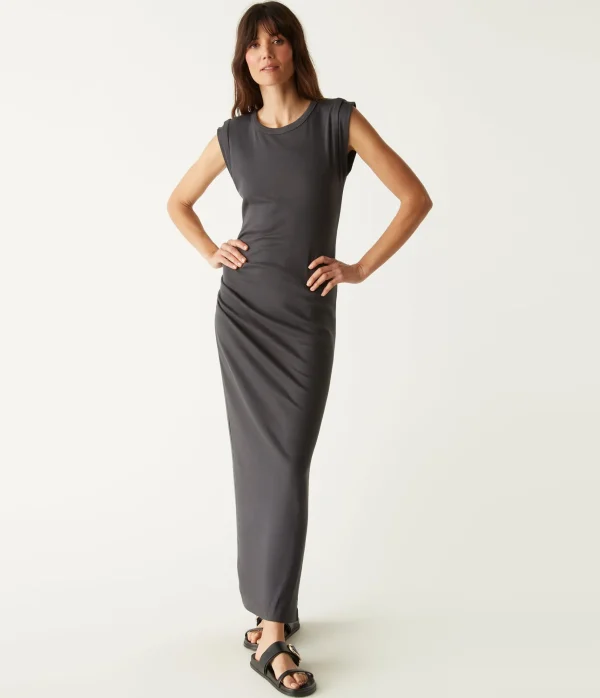 Michael Stars Calliope Power Shoulder Maxi Dress- Dresses | Maxi Dresses
