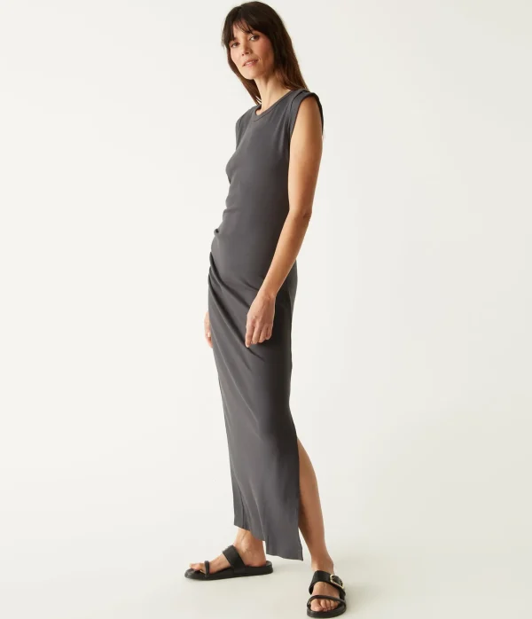 Michael Stars Calliope Power Shoulder Maxi Dress- Dresses | Maxi Dresses