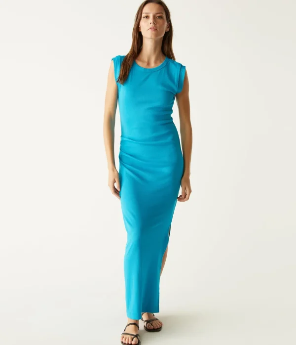 Michael Stars Calliope Power Shoulder Maxi Dress- Dresses | Maxi Dresses