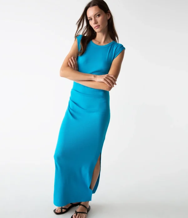 Michael Stars Calliope Power Shoulder Maxi Dress- Dresses | Maxi Dresses