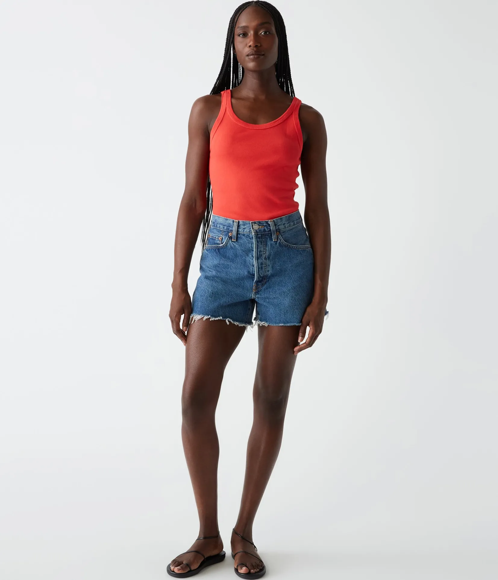 cassie_tank_57.webp Michael Stars Cassie Tank- Tank Tops | 1x1 Cotton T-Shirts