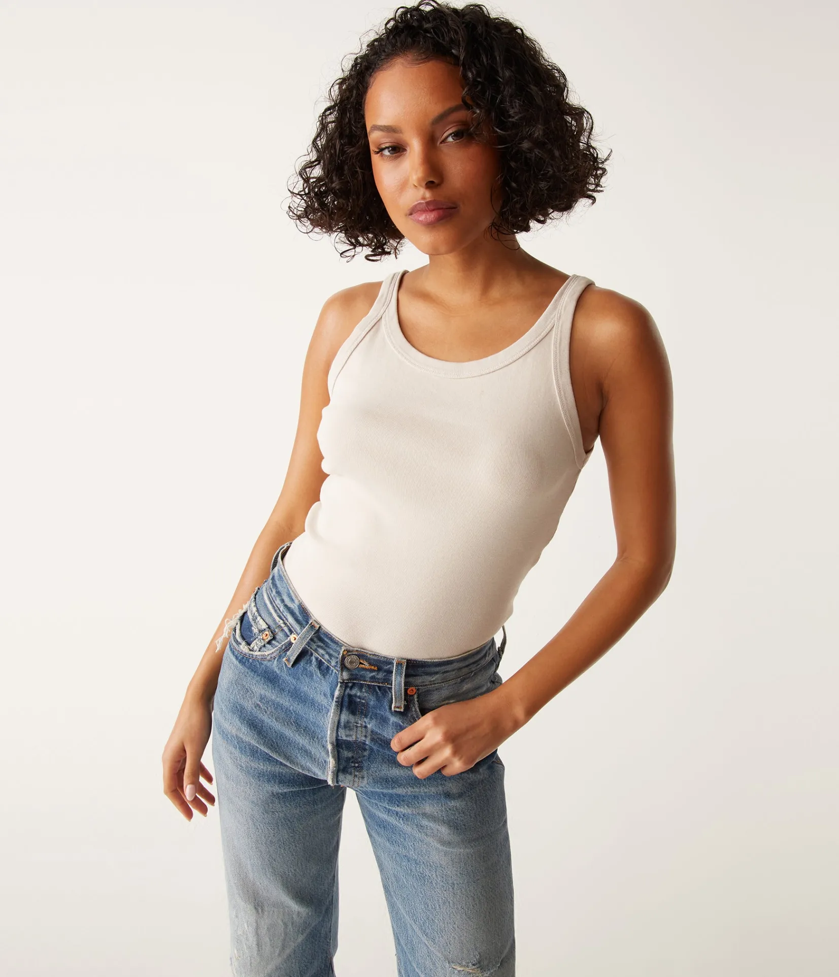 cassie_tank_60.webp Michael Stars Cassie Tank- Tank Tops | 1x1 Cotton T-Shirts