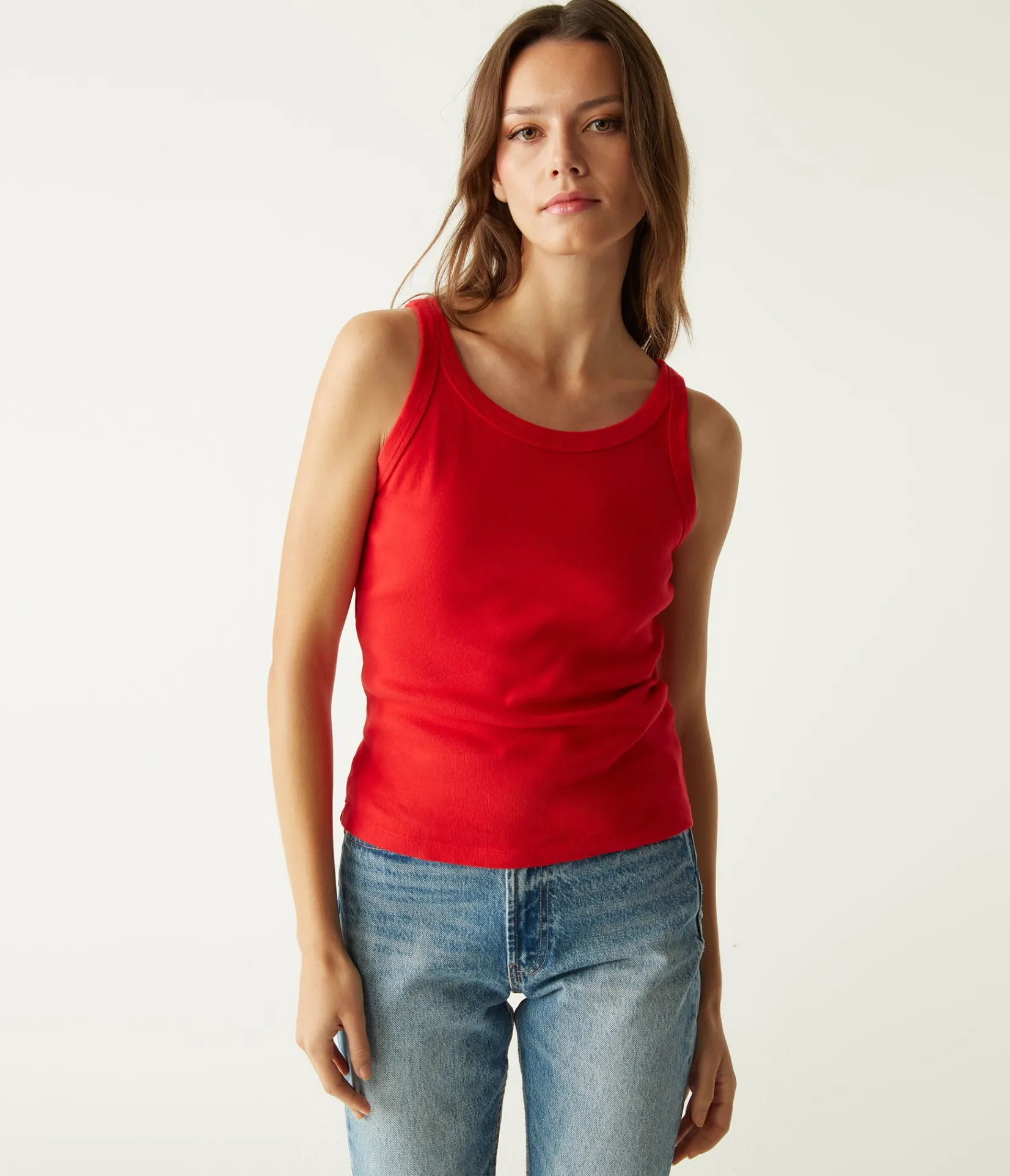 cassie_tank_64.webp Michael Stars Cassie Tank- Tank Tops | 1x1 Cotton T-Shirts