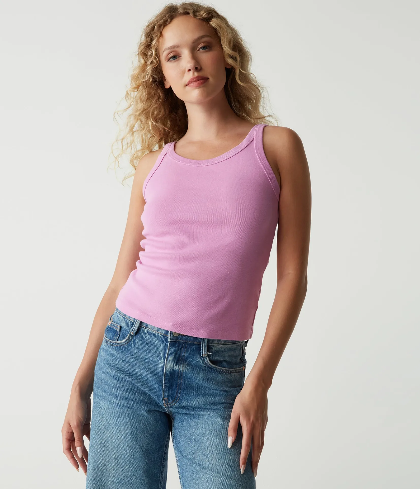 cassie_tank_72.webp Michael Stars Cassie Tank- Tank Tops | 1x1 Cotton T-Shirts