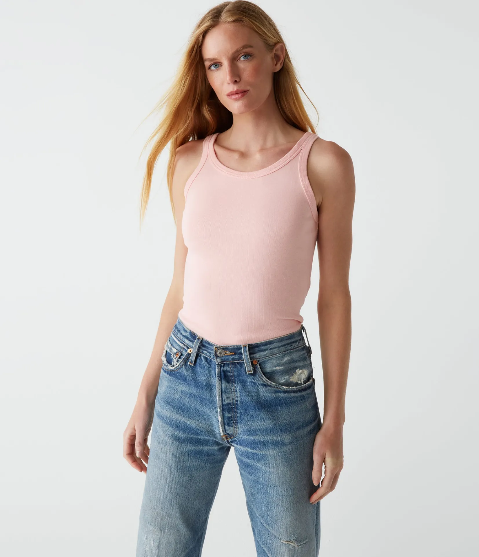 cassie_tank_76.webp Michael Stars Cassie Tank- Tank Tops | 1x1 Cotton T-Shirts