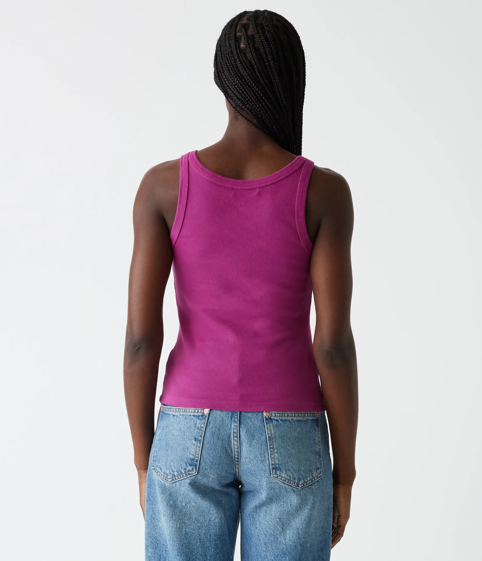 cassie_tank_87.webp Michael Stars Cassie Tank- Tank Tops | 1x1 Cotton T-Shirts