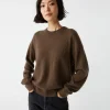 Michael Stars Celeste Crew Neck Cashmere Sweater- Sweaters & Cardigans