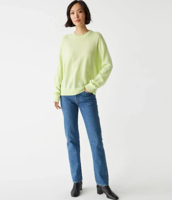 Michael Stars Celeste Crew Neck Cashmere Sweater- Sweaters & Cardigans