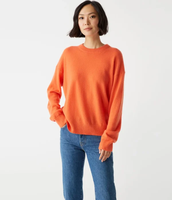 Michael Stars Celeste Crew Neck Cashmere Sweater- Sweaters & Cardigans