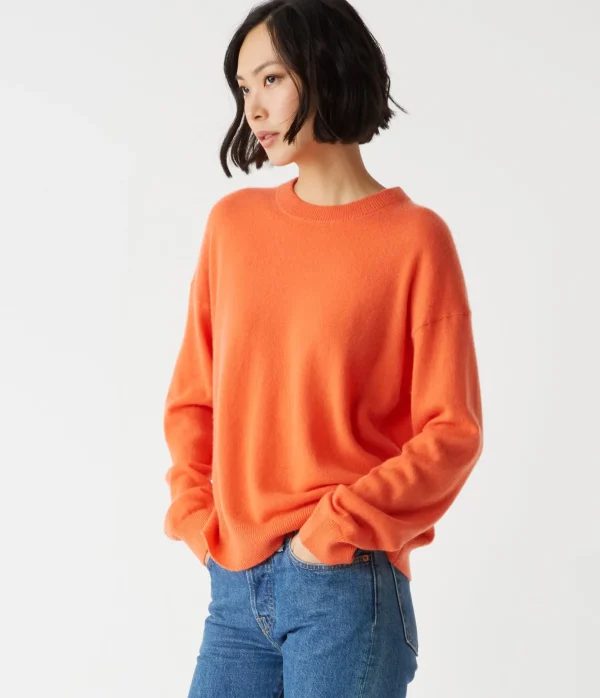 Michael Stars Celeste Crew Neck Cashmere Sweater- Sweaters & Cardigans