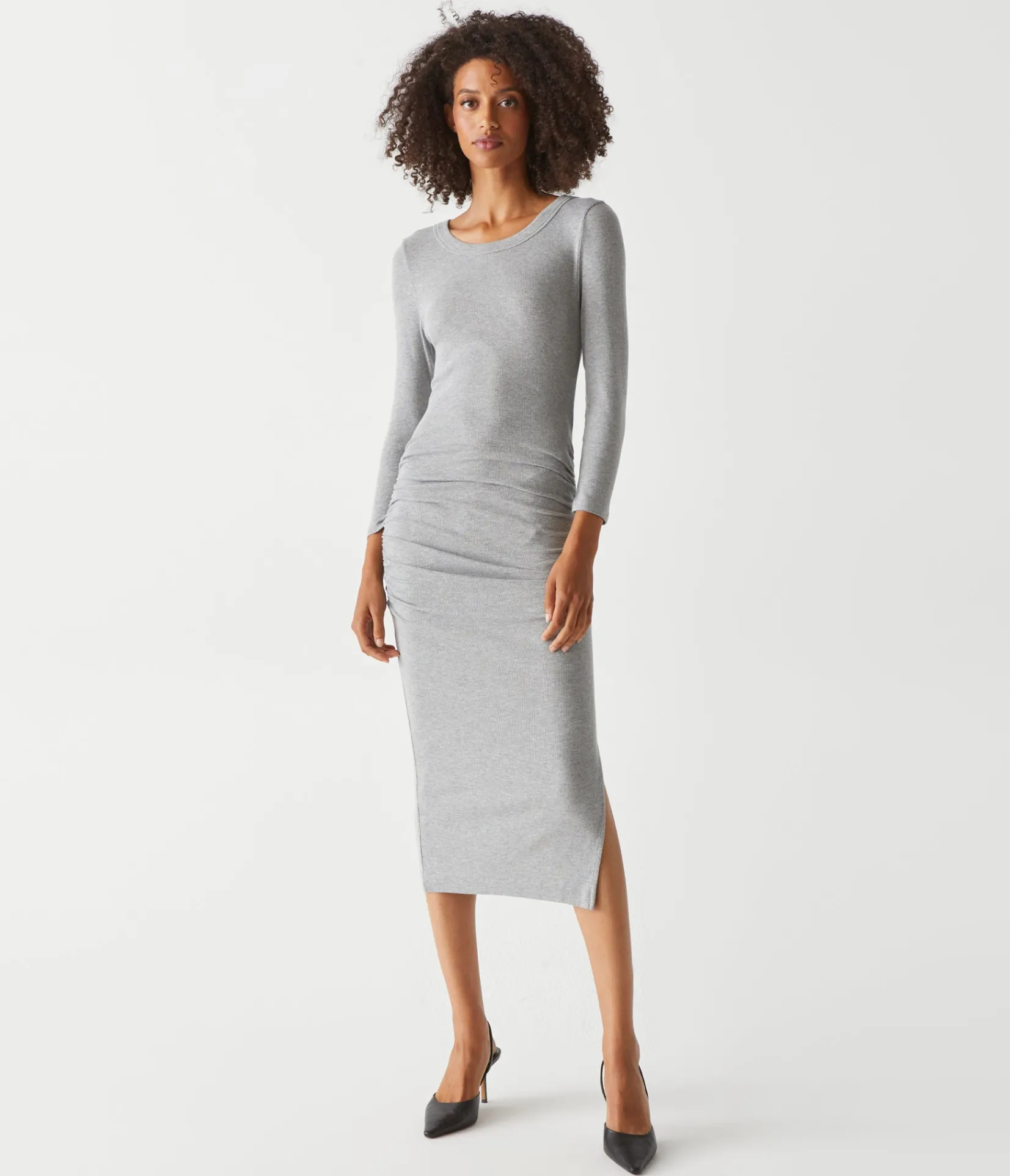 christina_ribbed_midi_dress_14.webp Michael Stars Christina Ribbed Midi Dress- Dresses | Midi Dresses