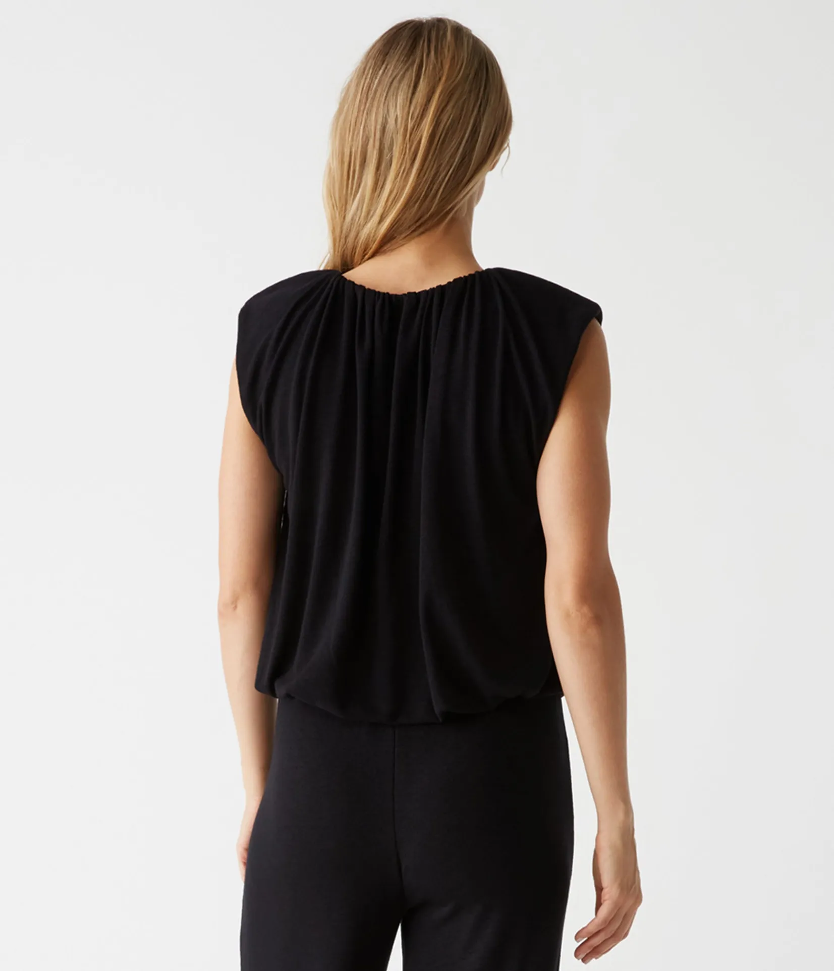 cindy_bubble_top_11.webp Michael Stars Cindy Bubble Top- Tops, Blouses & Shirts | T-Shirts