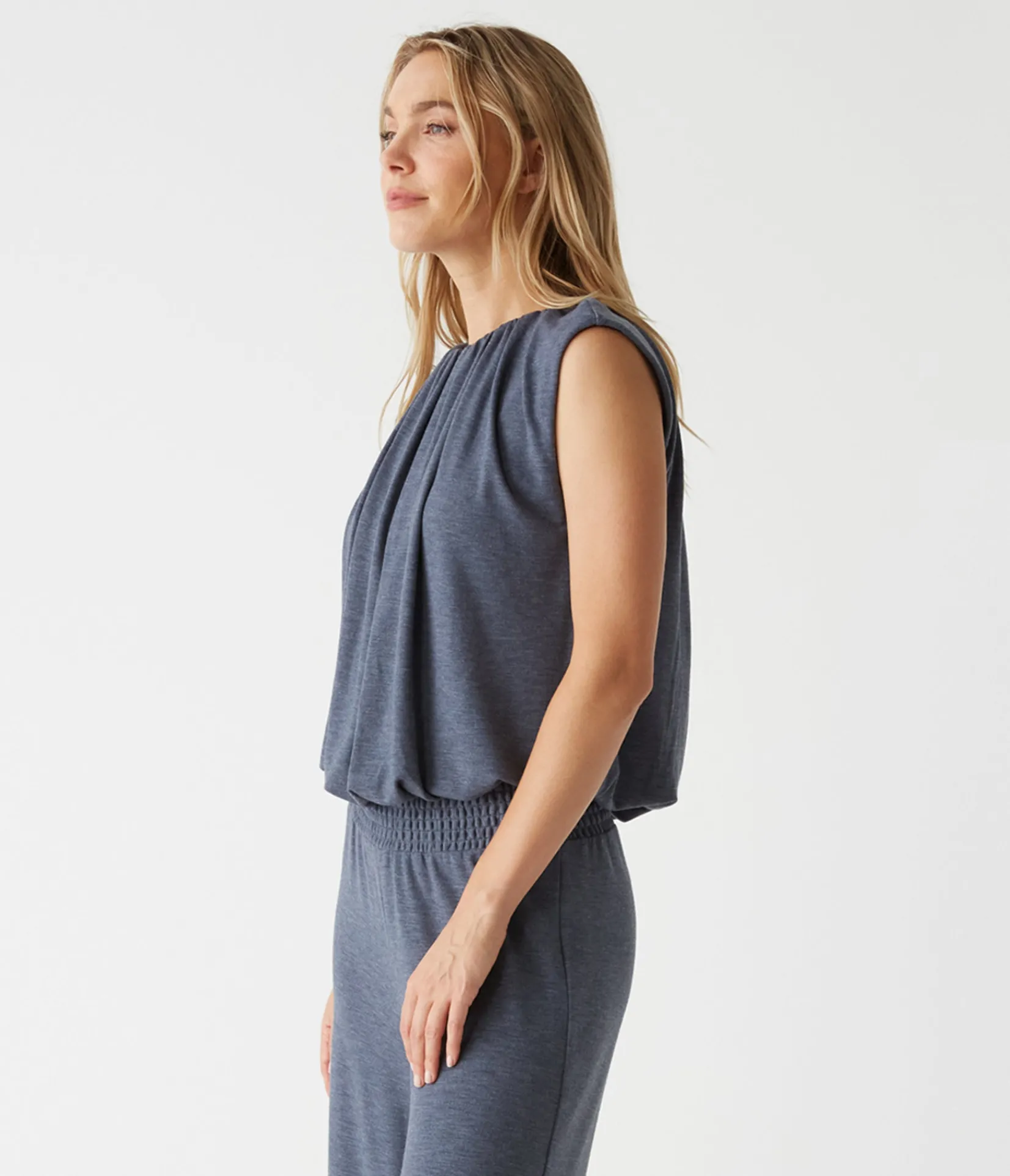 cindy_bubble_top_6.webp Michael Stars Cindy Bubble Top- Tops, Blouses & Shirts | T-Shirts
