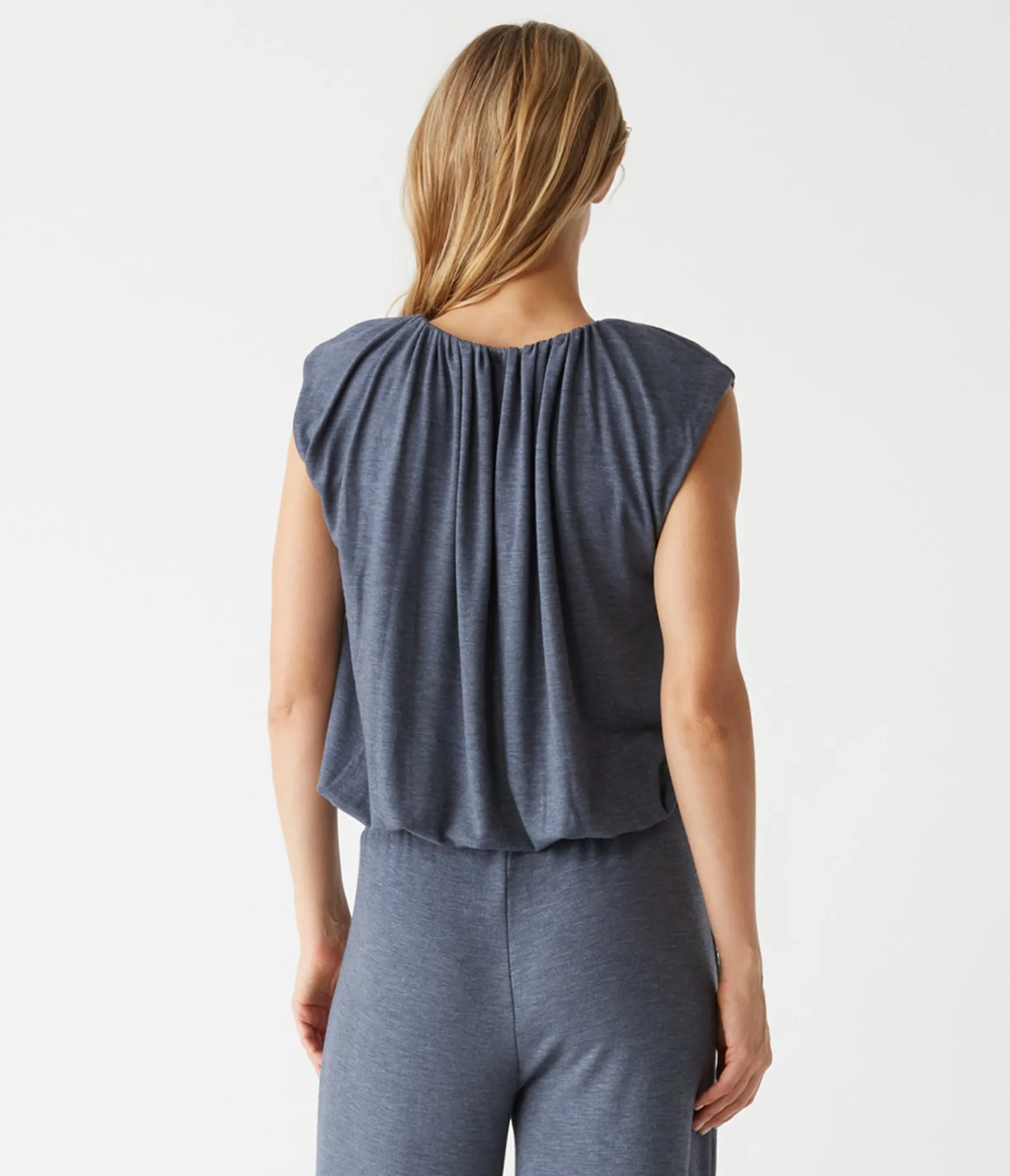 cindy_bubble_top_7.webp Michael Stars Cindy Bubble Top- Tops, Blouses & Shirts | T-Shirts