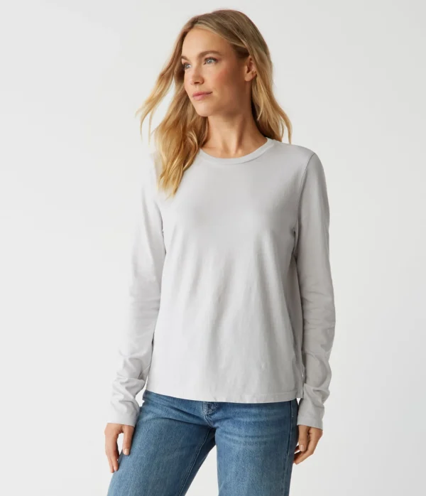 Michael Stars Clarissa Long Sleeve Tee- T-Shirts | Daily T-Shirts