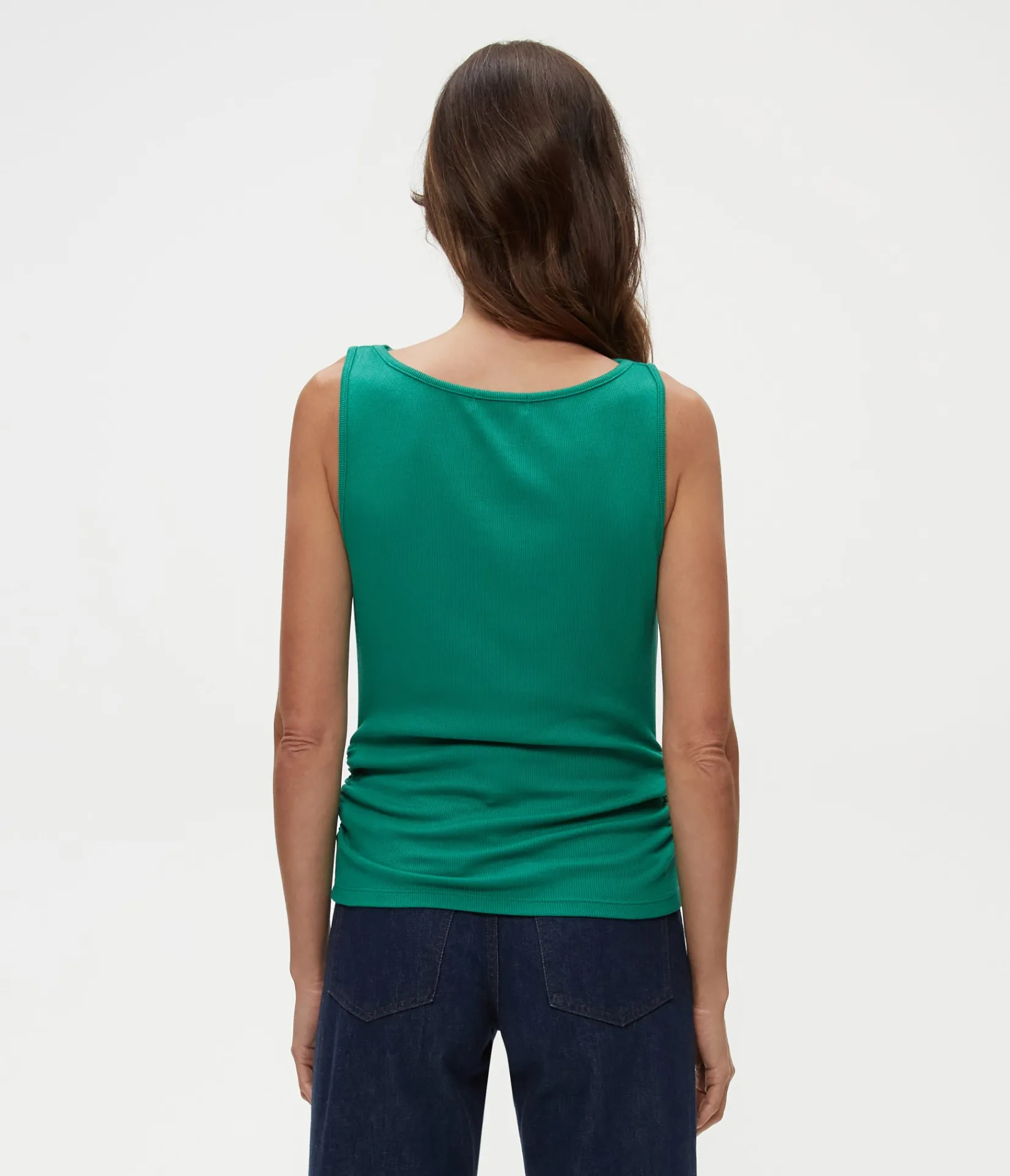 coco_ruched_tank_15.webp Michael Stars Coco Ruched Tank- Tank Tops | Ultra Rib T-Shirts