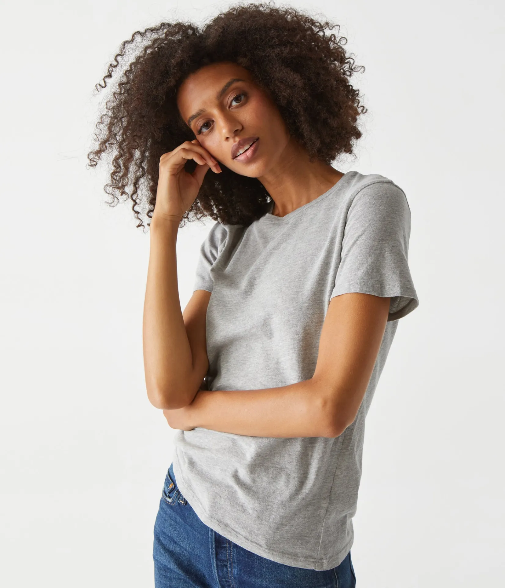 colleen_crew_neck_tee_12.webp Michael Stars Colleen Crew Neck Tee- T-Shirts