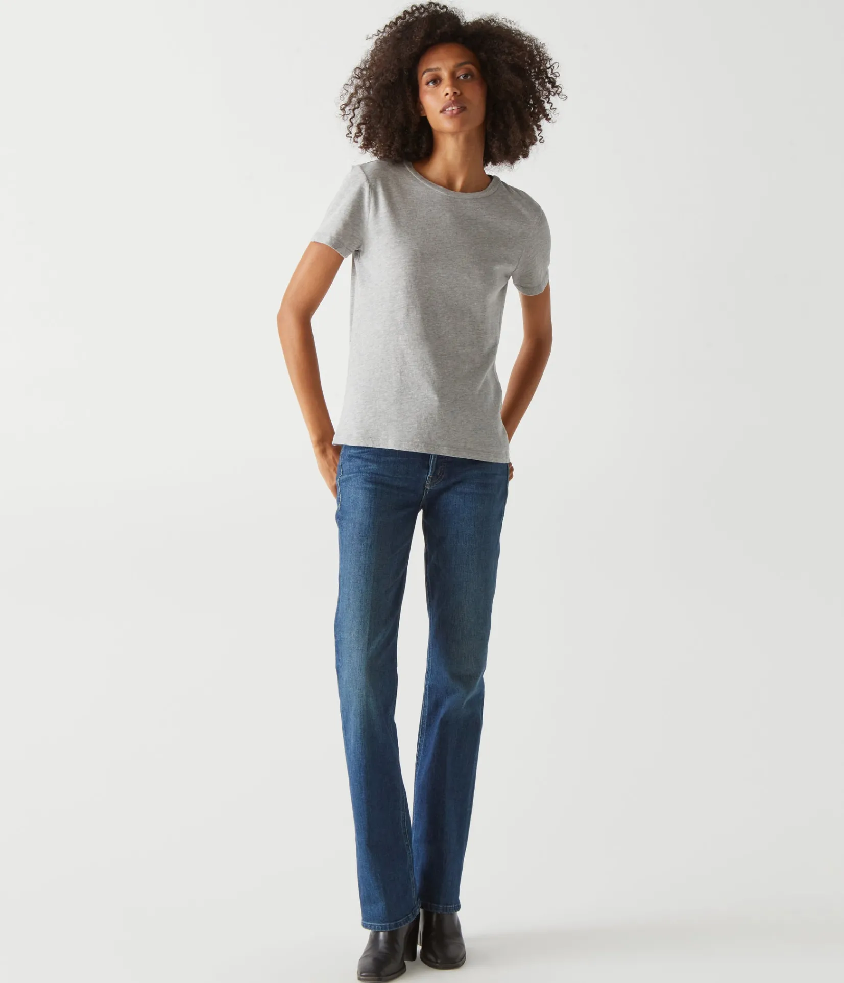 colleen_crew_neck_tee_13.webp Michael Stars Colleen Crew Neck Tee- T-Shirts