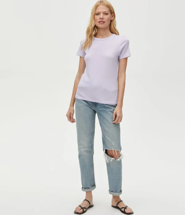 Michael Stars Colleen Crew Neck Tee- T-Shirts
