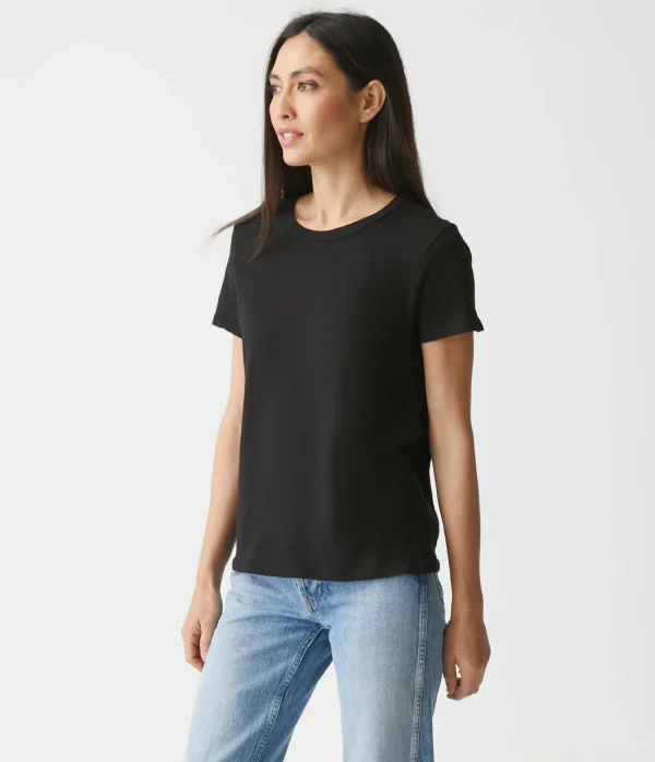 Michael Stars Colleen Crew Neck Tee- T-Shirts