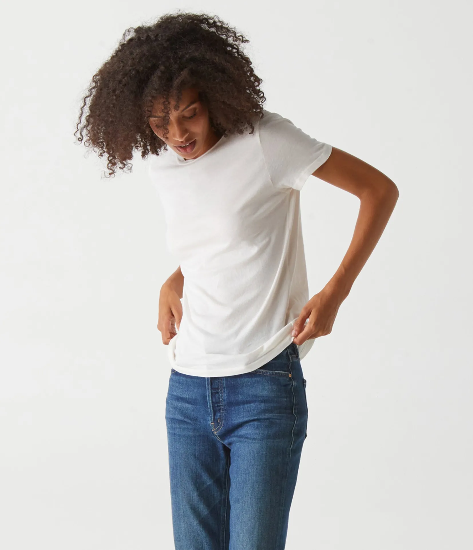 colleen_crew_neck_tee_22.webp Michael Stars Colleen Crew Neck Tee- T-Shirts