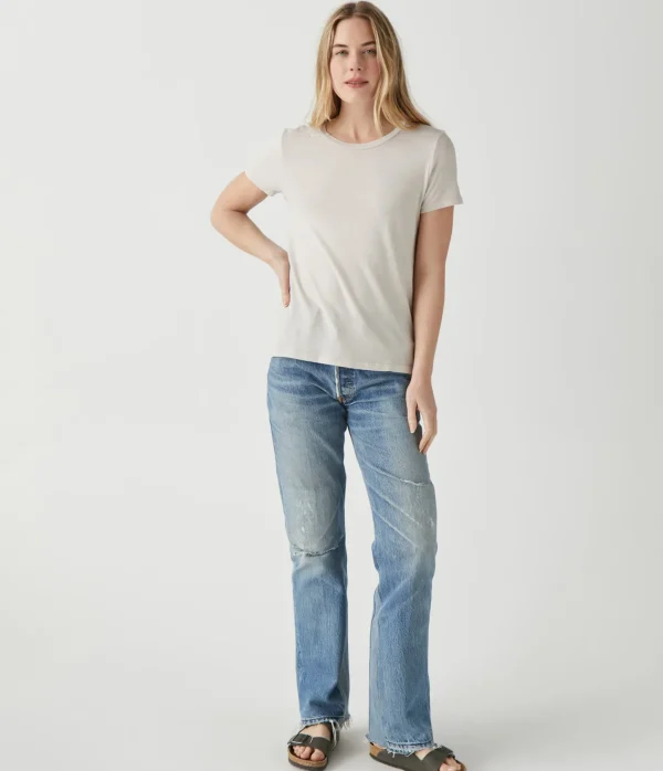Michael Stars Colleen Crew Neck Tee- T-Shirts