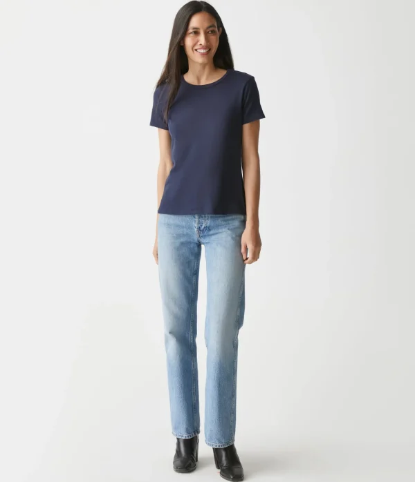 Michael Stars Colleen Crew Neck Tee- T-Shirts