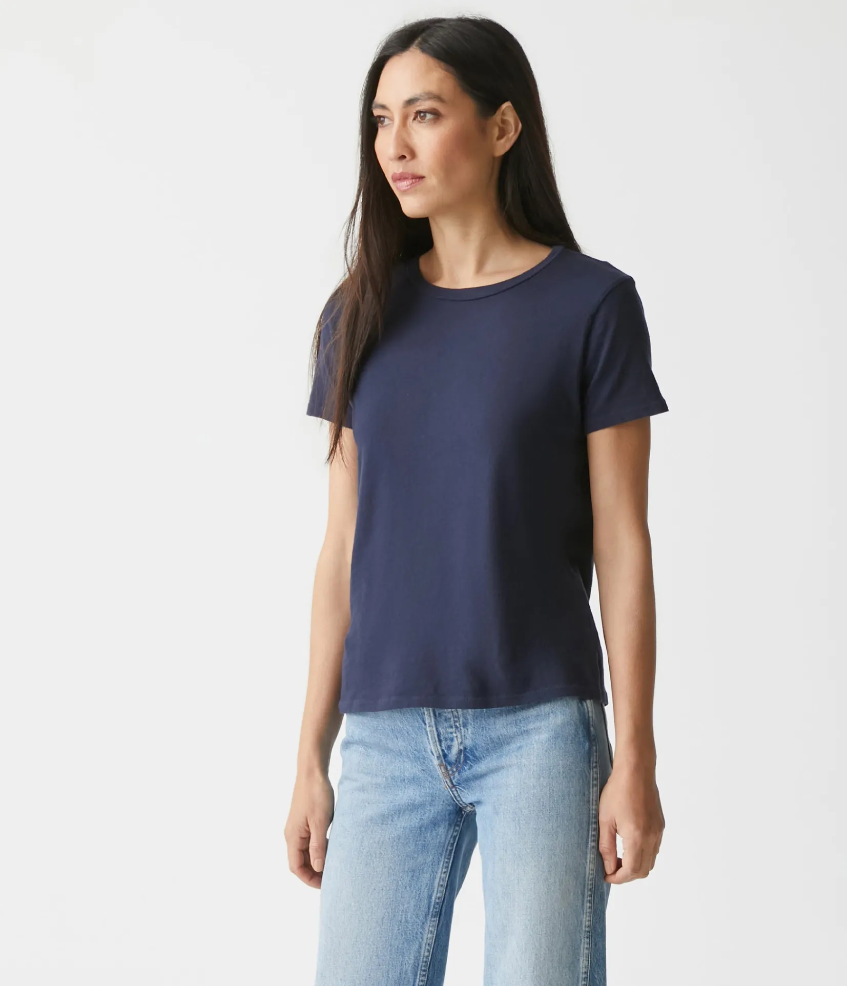 colleen_crew_neck_tee_30.webp Michael Stars Colleen Crew Neck Tee- T-Shirts
