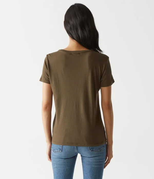 Michael Stars Colleen Crew Neck Tee- T-Shirts