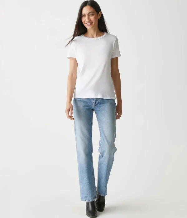Michael Stars Colleen Crew Neck Tee- T-Shirts