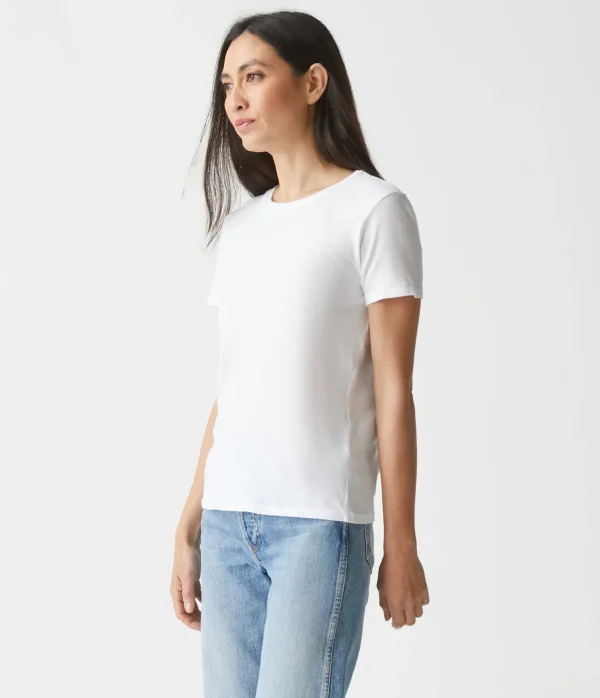 Michael Stars Colleen Crew Neck Tee- T-Shirts