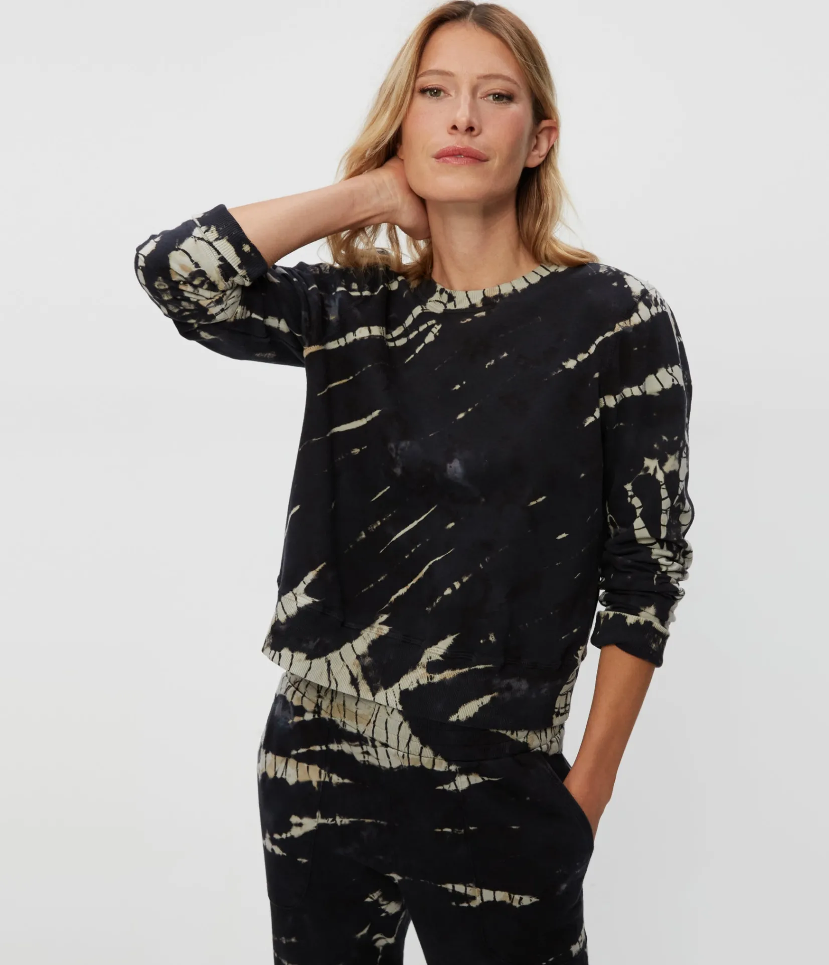 comet_double_dye_pullover_0.webp Michael Stars Comet Double Dye Pullover- Loungewear
