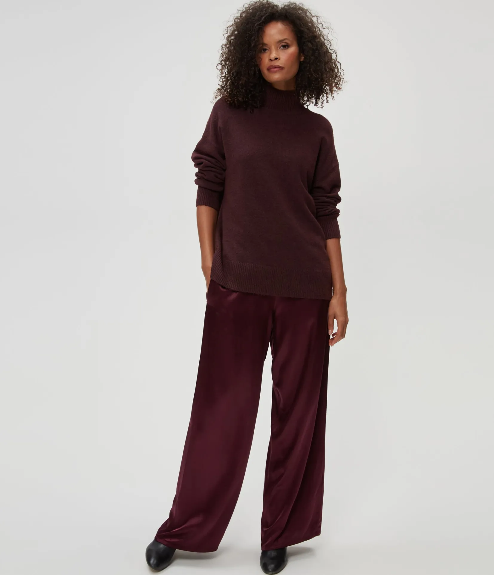 cyrus_satin_pant_0.webp Michael Stars Cyrus Satin Pant- Pants, Shorts & Skirts