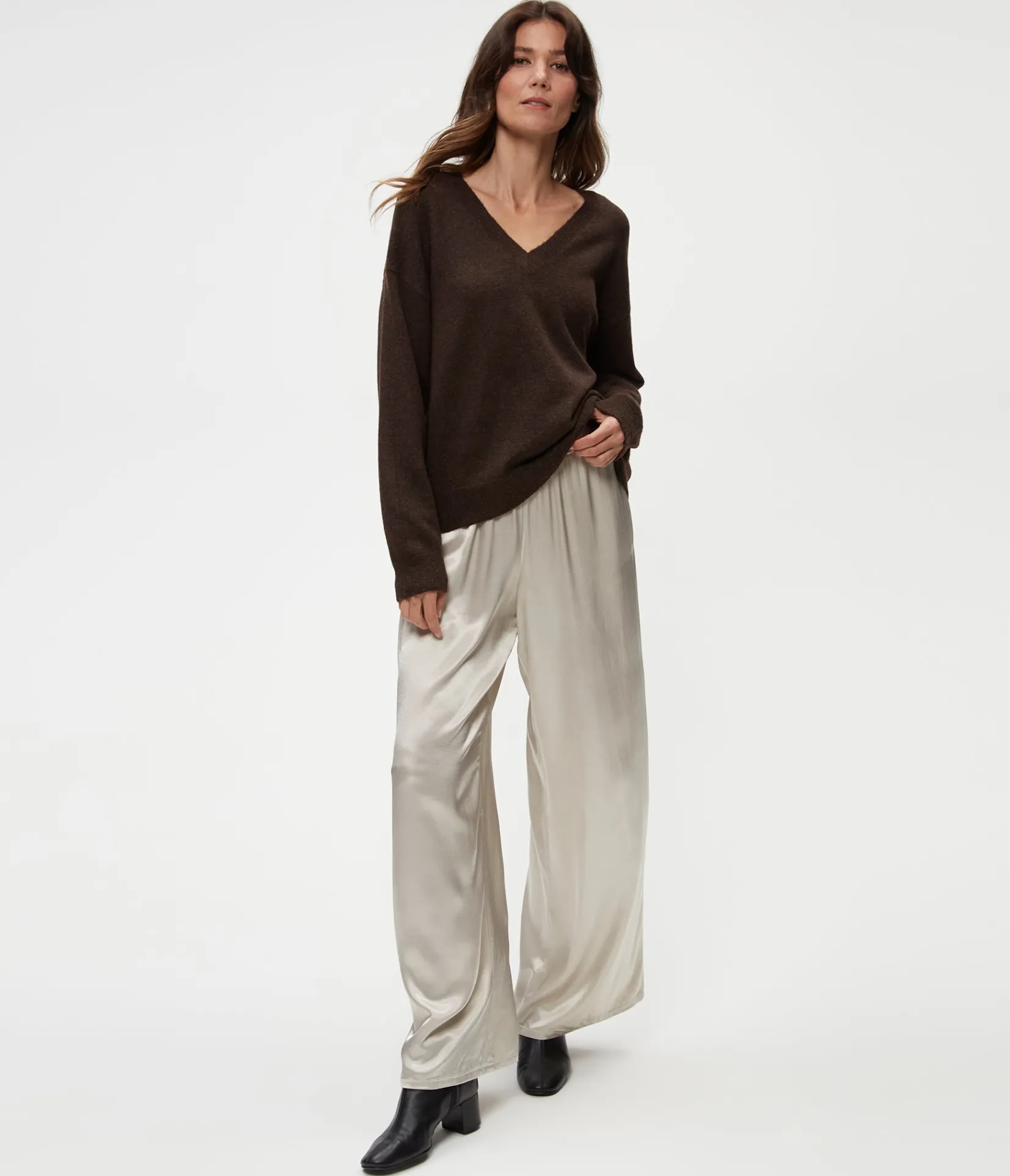 cyrus_satin_pant_12.webp Michael Stars Cyrus Satin Pant- Pants, Shorts & Skirts